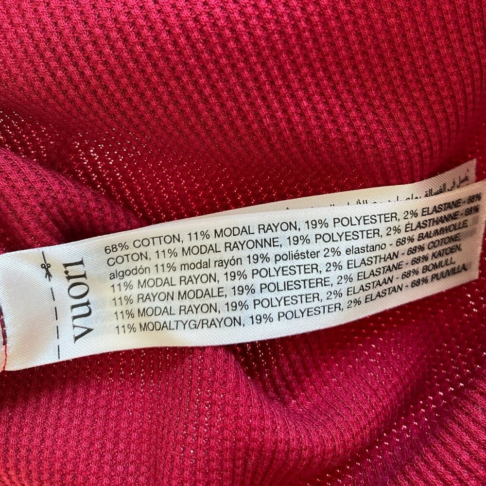 NWT Vuori Waffle Full Zip Hoodie - S - Picture 6 of 9